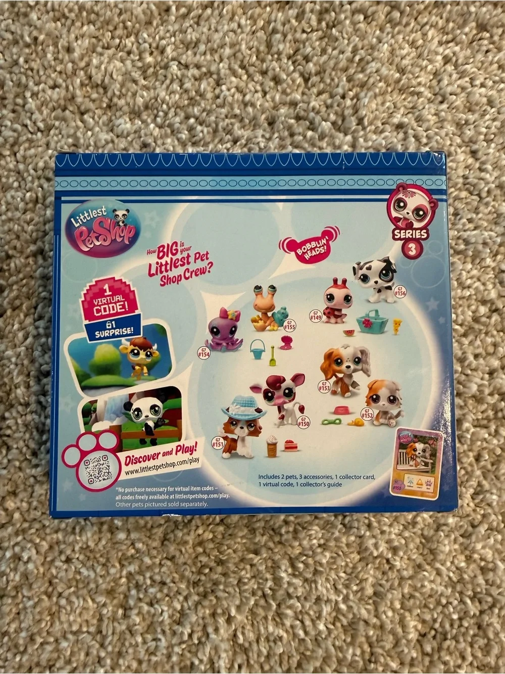 Littlest Pet Shop Pet Pairs #152 Scottish Fold Cat & #153 Cocker Spaniel Dog New